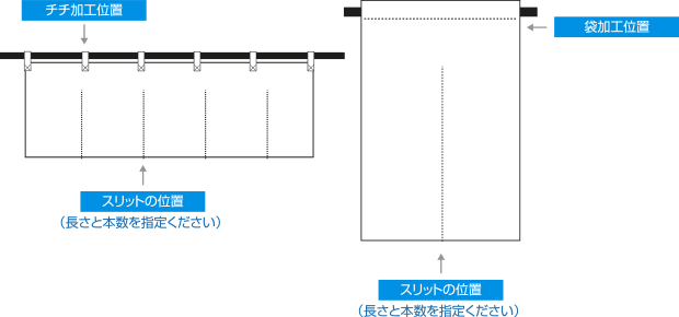 のれん加工・注意点